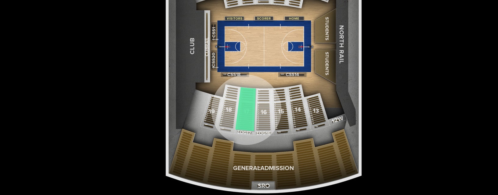 Seat view from Lower Level