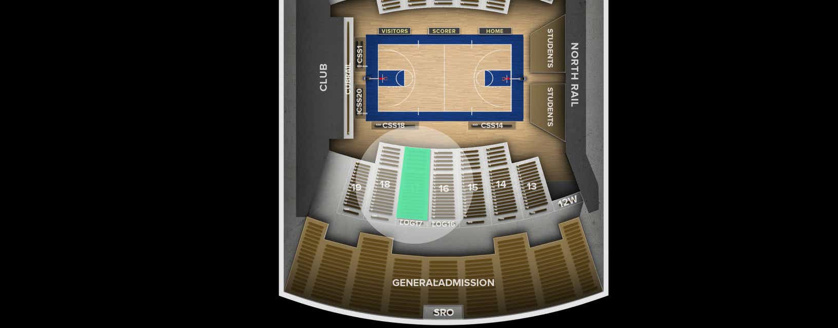 Seat view from Lower Level