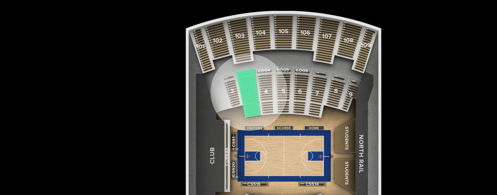 Seat view from Lower Level