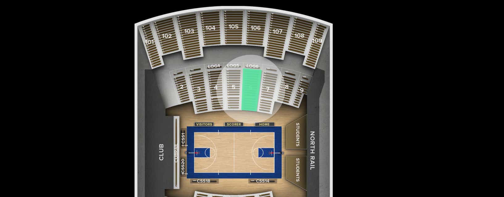 Seat view from Lower Level