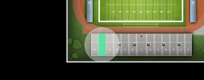 Seat view from West Stands