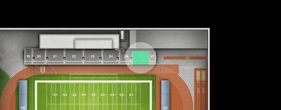 Seat view from East Stands
