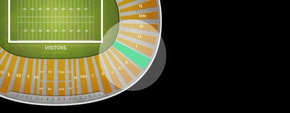 Seat view from Reserved Seating