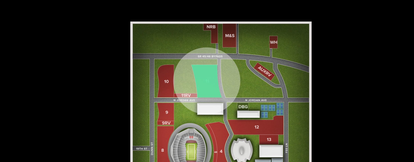 Seat view from Lot