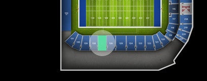 Seat view from 127