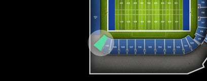 Seat view from 131