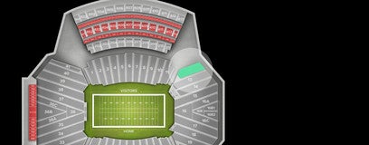 Seat view from End Zone