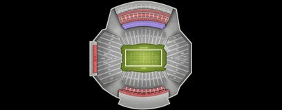 Seat view from Middle Sideline