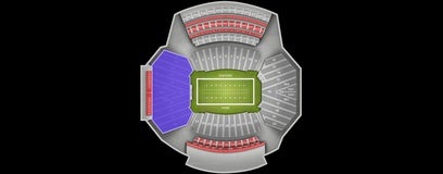 Seat view from Lower North Endzone