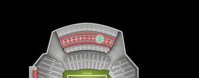 Seat view from Club Level Sideline