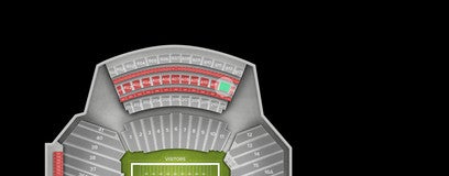 Seat view from Club Level Sideline