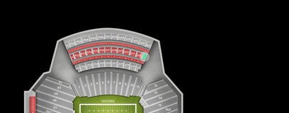 Seat view from Club Level Sideline