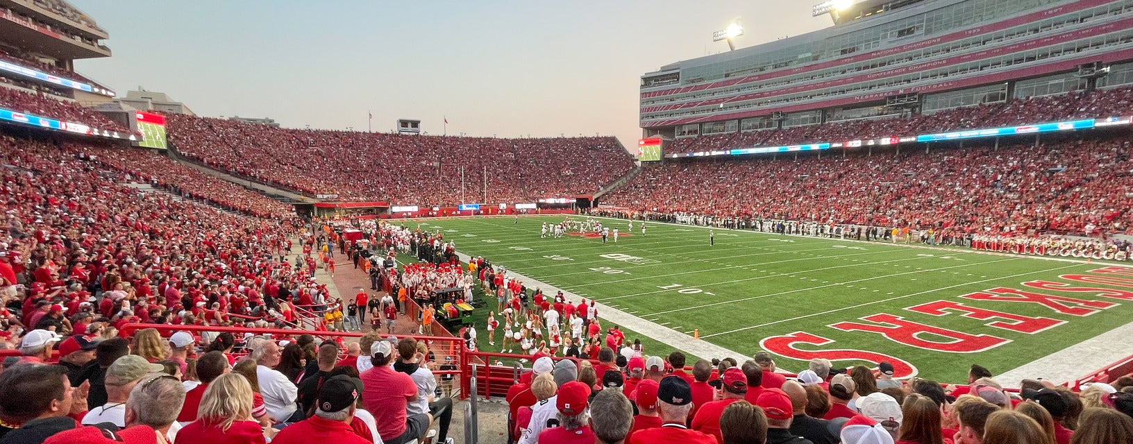Seat view from End Zone