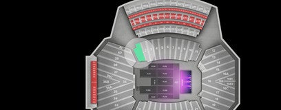 Seat view from Sideline Seating