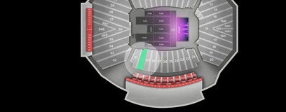 Seat view from Sideline Seating