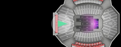 Seat view from Endzone Seating