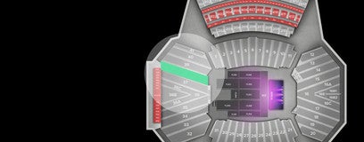 Seat view from Endzone Seating