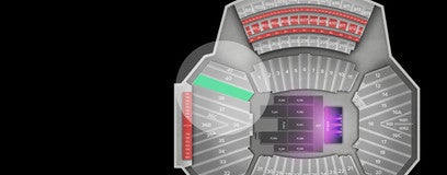 Seat view from Endzone Seating