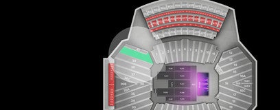 Seat view from Endzone Seating