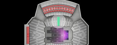 Seat view from Sideline Seating