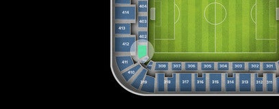 Seat view from Cervantes