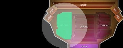 Seat view from Orchestra