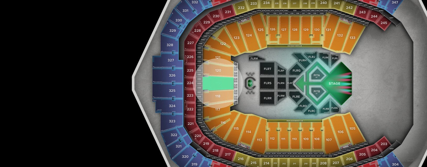 Seat view from Lower