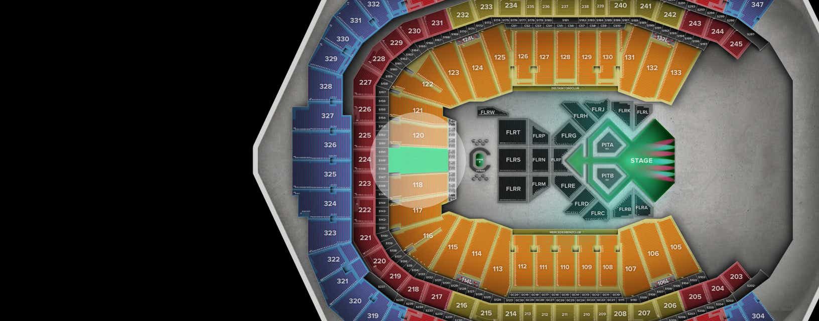 Seat view from Lower