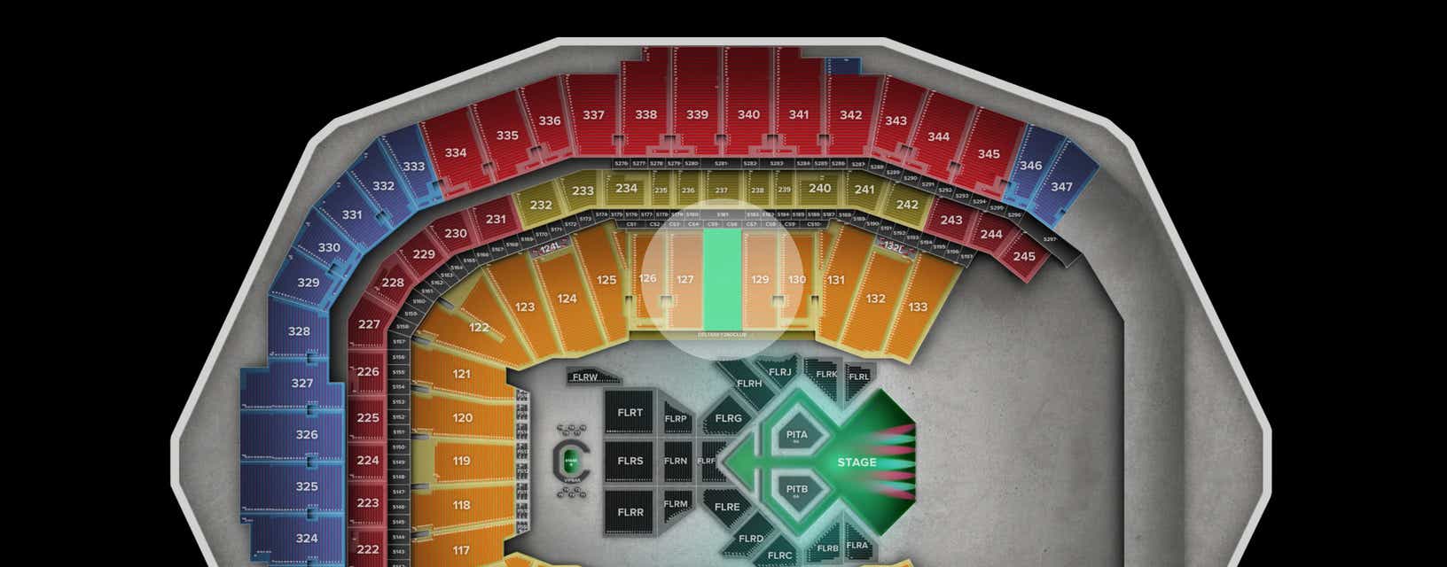 Seat view from Lower