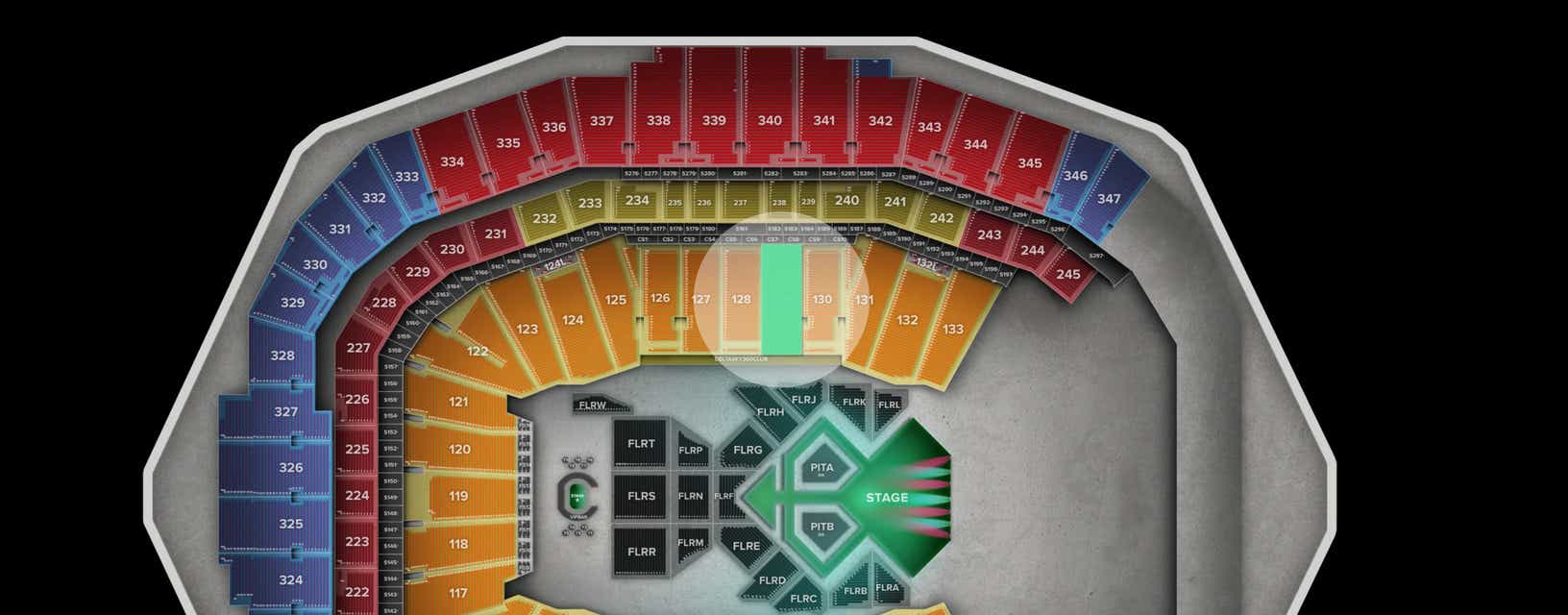Seat view from Lower