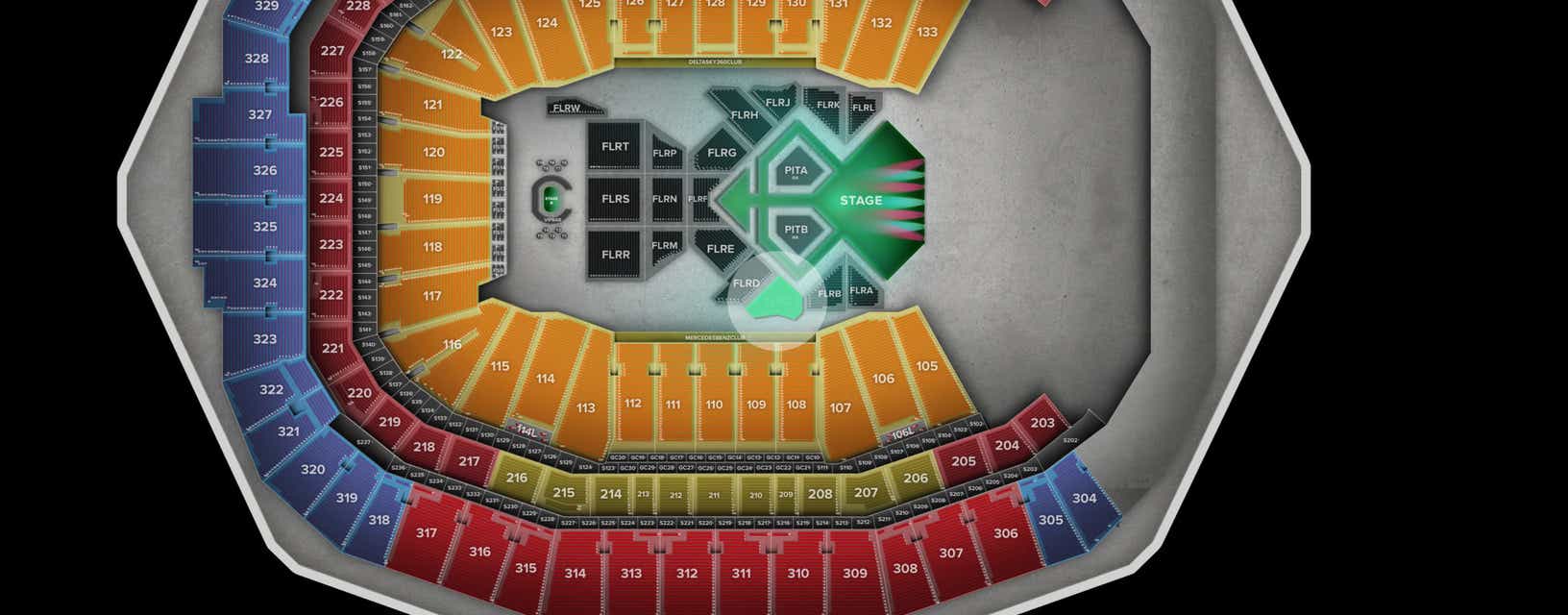 Seat view from Floor