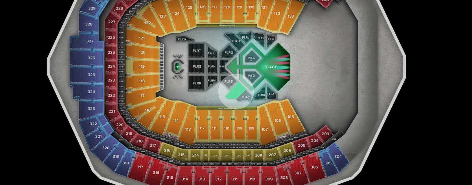 Seat view from Floor
