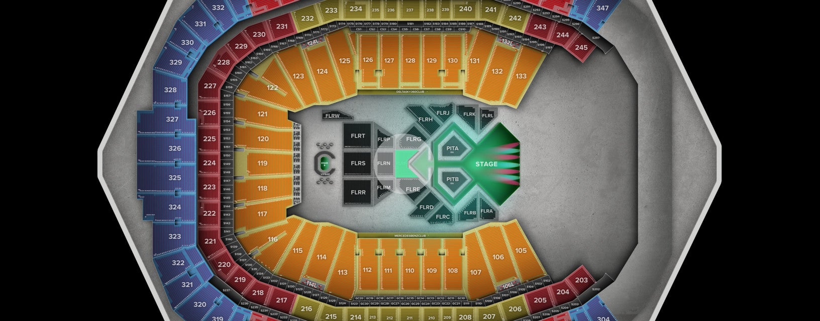 Seat view from Floor