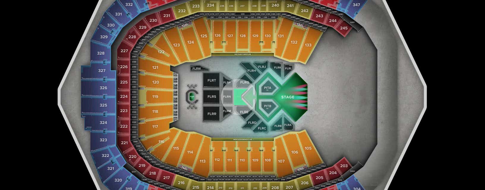 Seat view from Floor