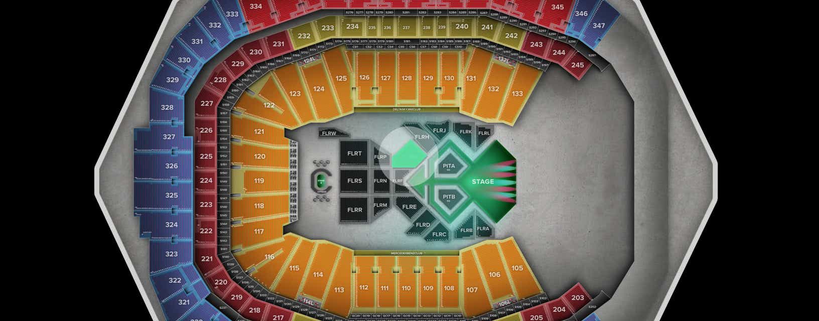 Seat view from Floor
