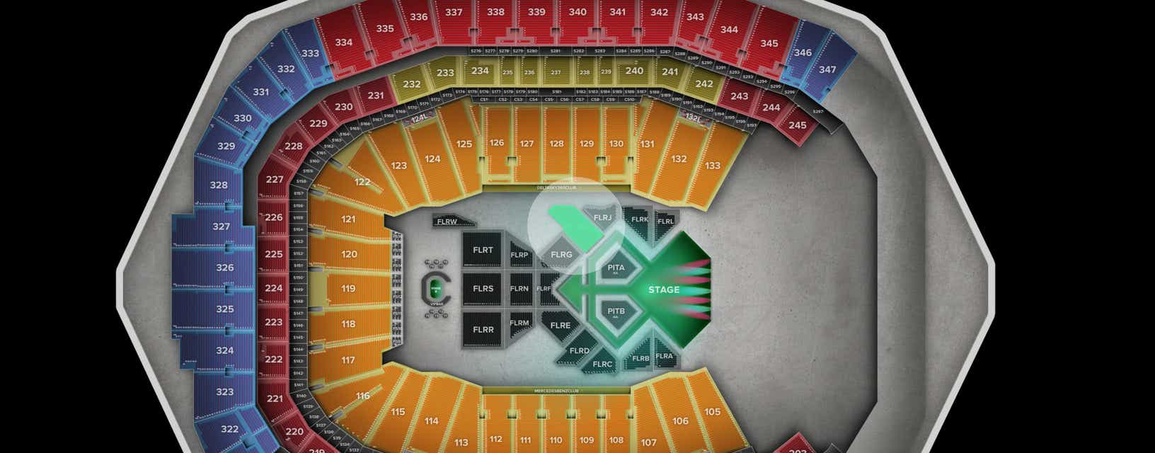Seat view from Floor