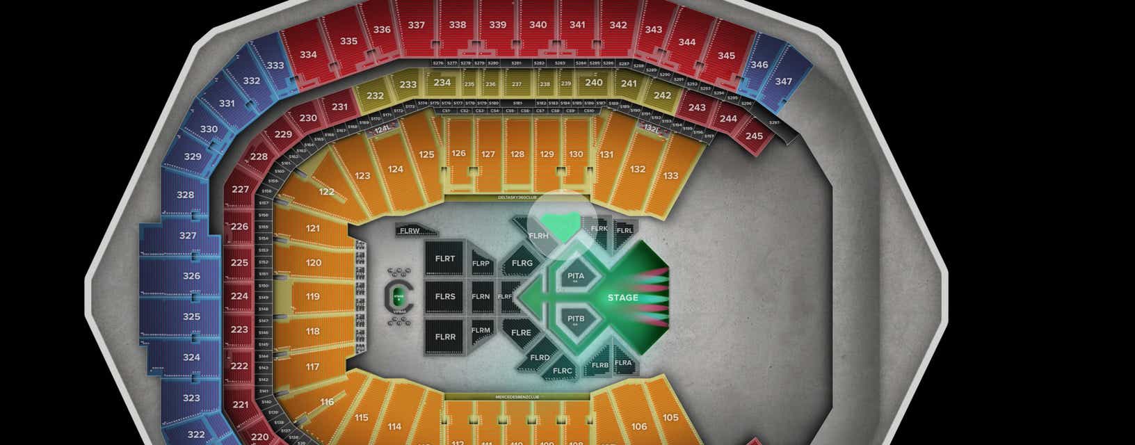 Seat view from Floor