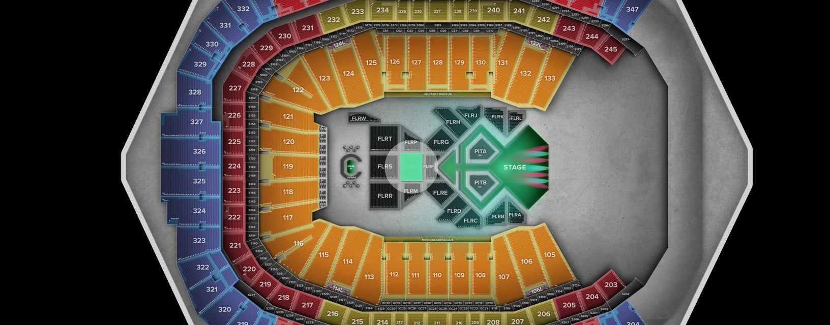 Seat view from Floor