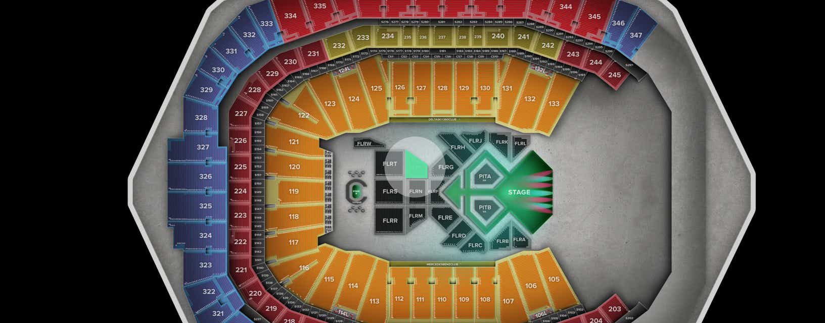 Seat view from Floor