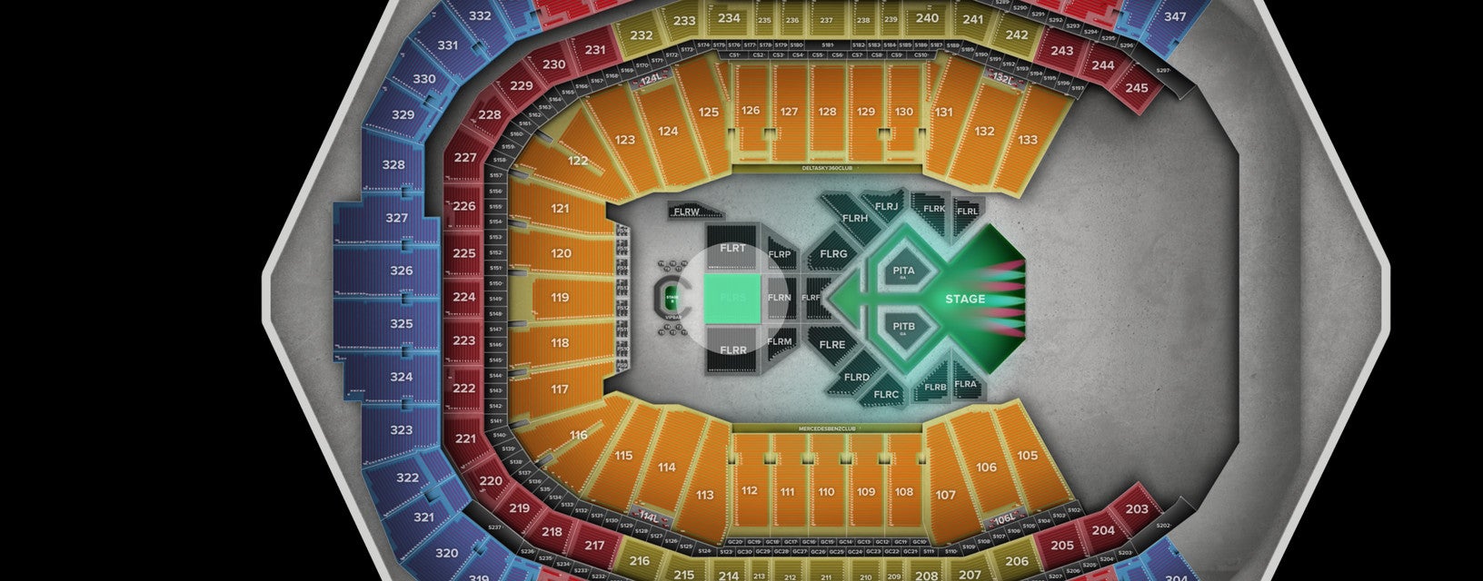 Seat view from Floor
