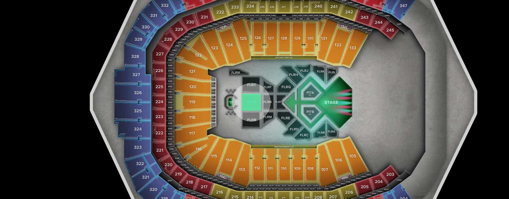 Seat view from Floor