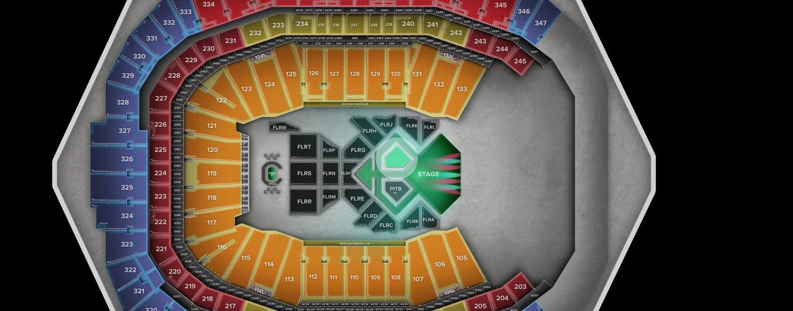 Seat view from Pit