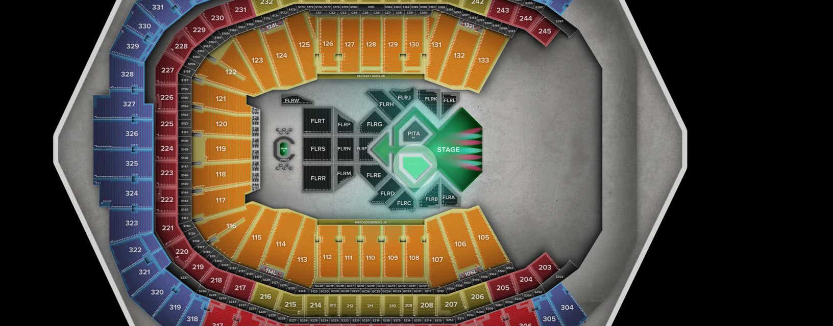 Seat view from Pit