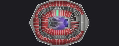 Seat view from Club