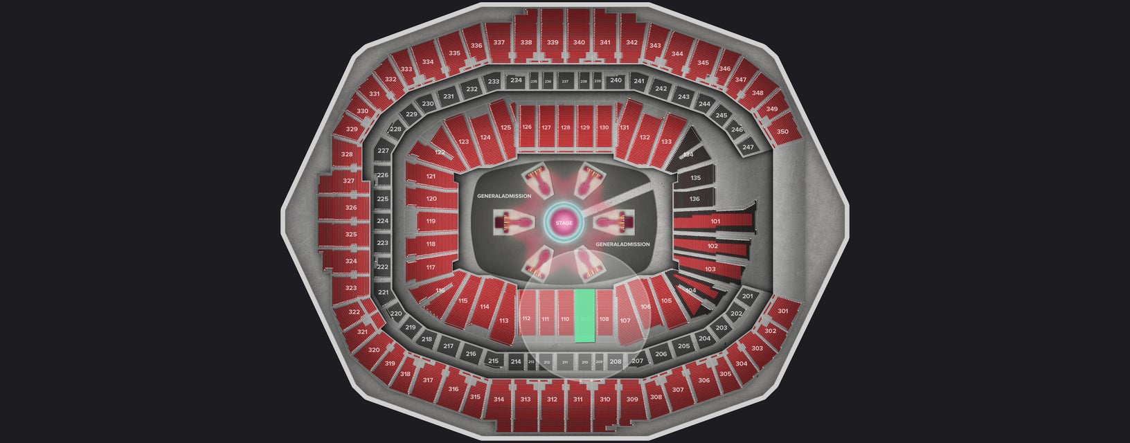 Seat view from Lower