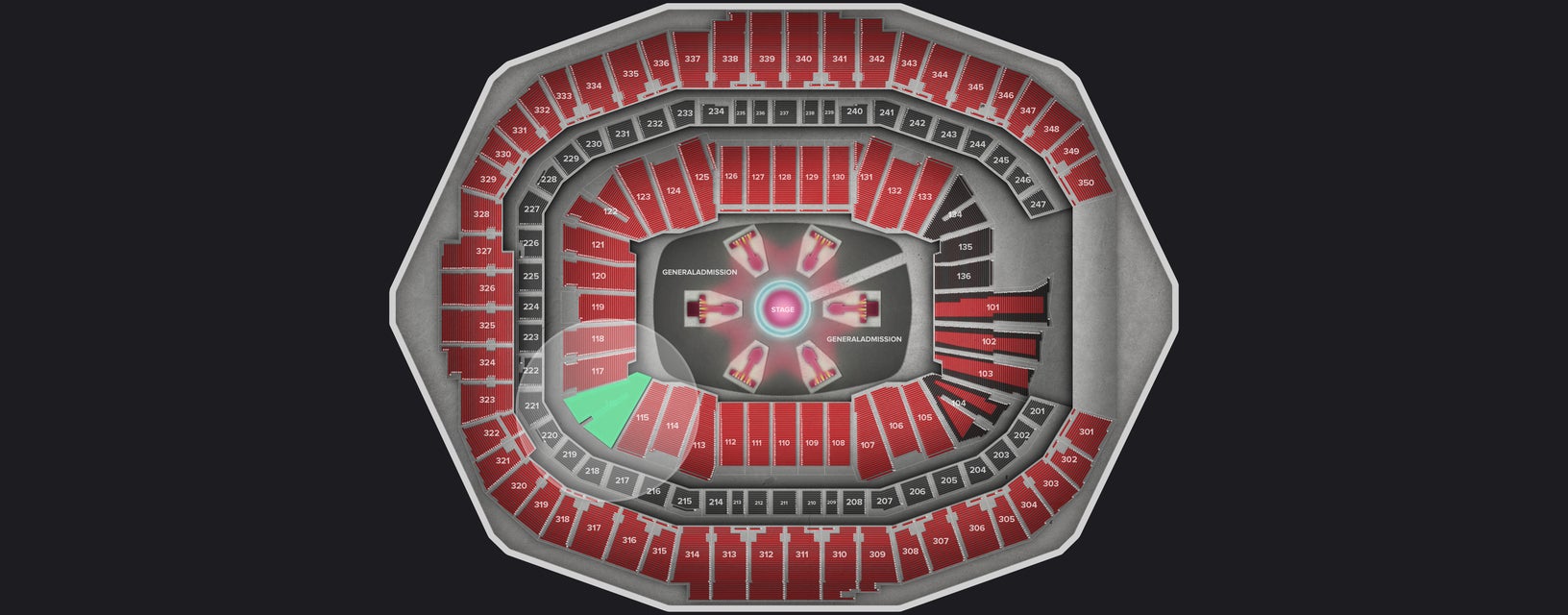 Seat view from Lower