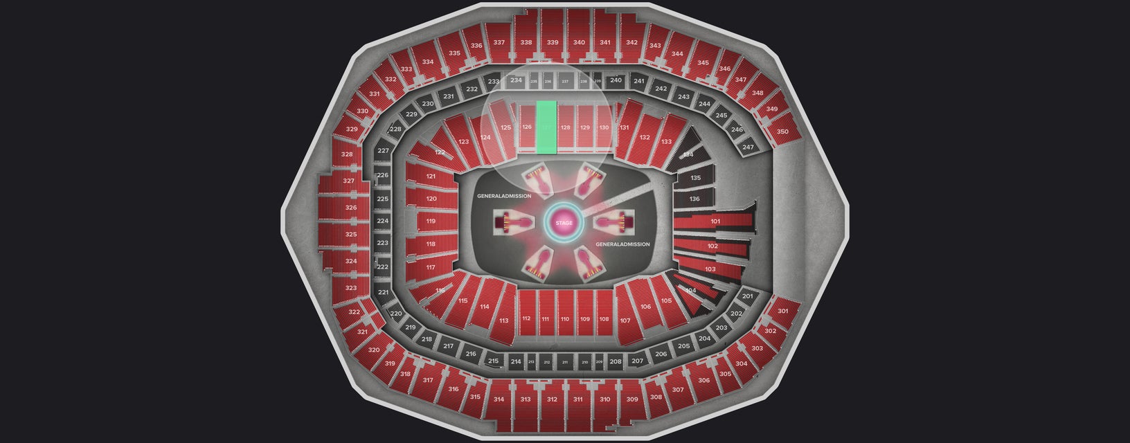 Seat view from Lower
