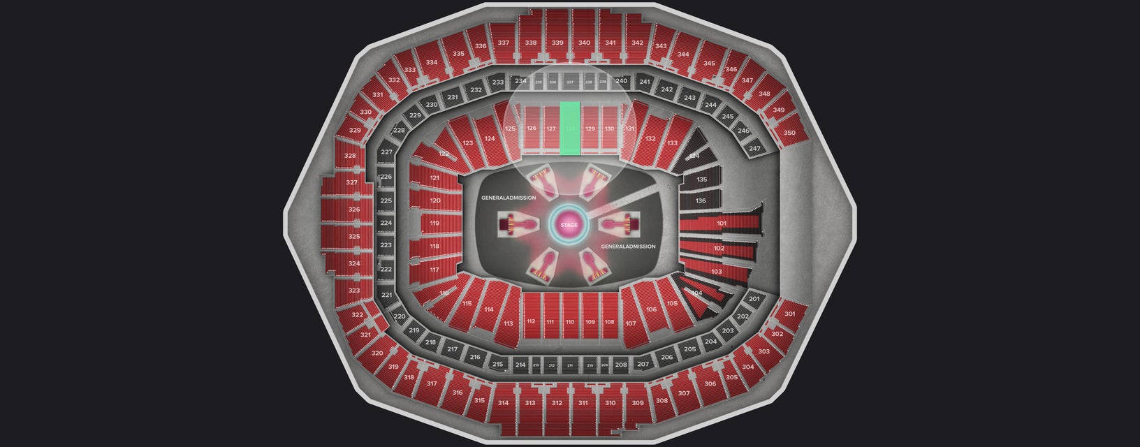 Seat view from Lower