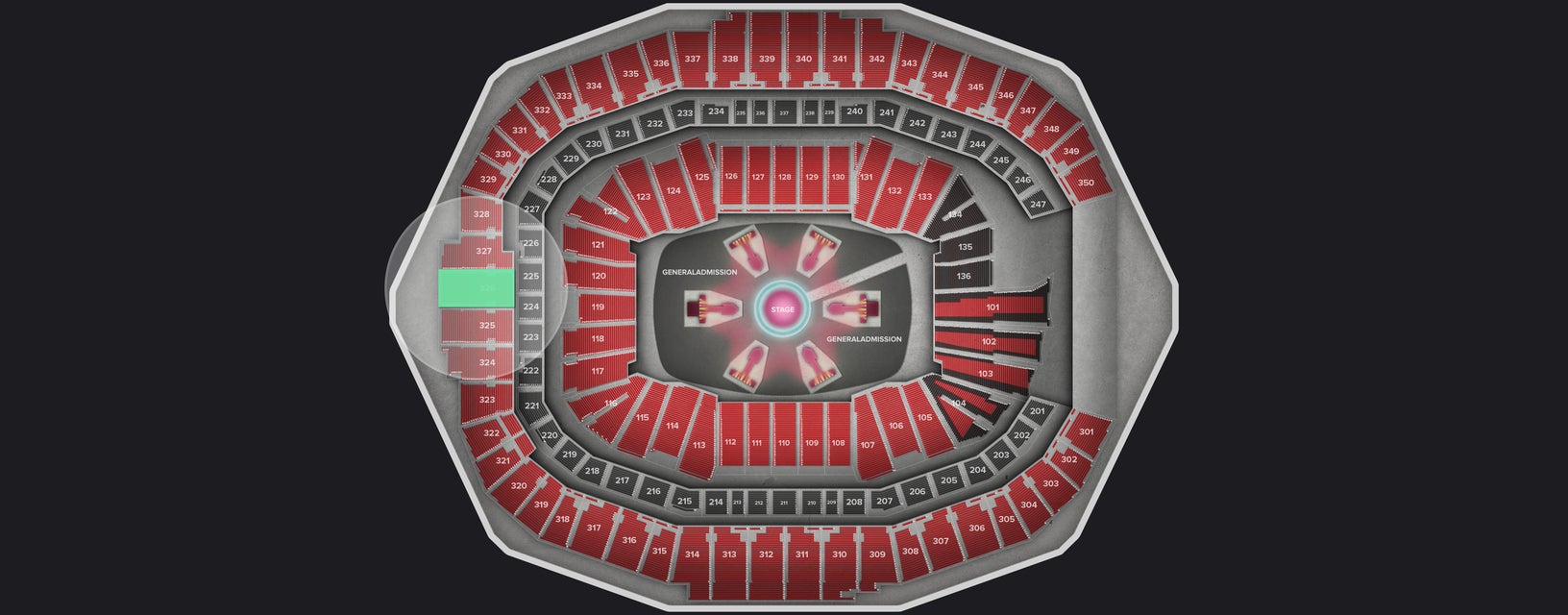 Seat view from Upper