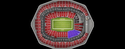 Seat view from Lower Sideline